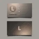 RAISED FOILED VISITING CARD