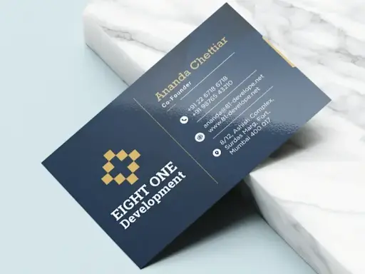 Premium Glossy Visiting Card – Luxe Edition