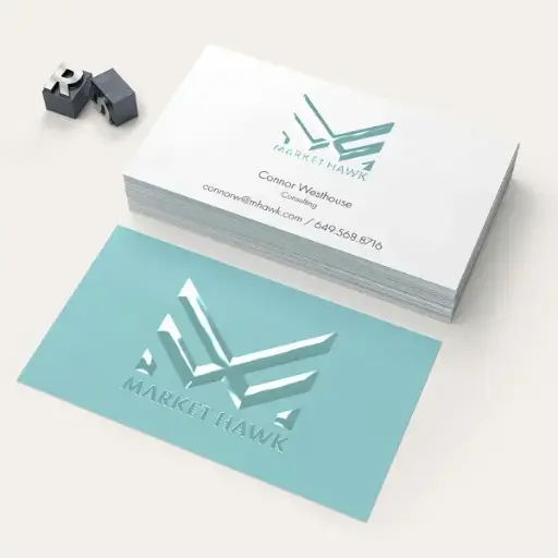 SPOT UV RAISED UP VISITING CARD